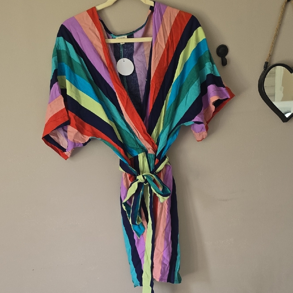Colorful Striped Romper